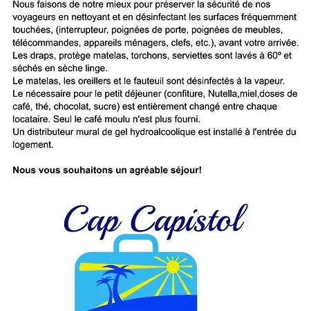 Apartmán Cap Capistol Appt 1 Chambre, Loggia, Parking Prive
